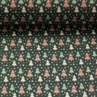 Baumwolle | BELLE Tannenbaum | Grün Rosa